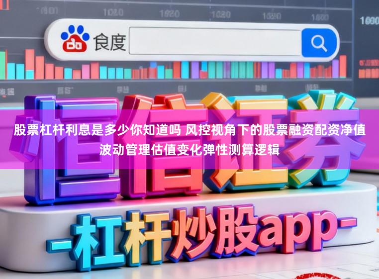 股票杠杆利息是多少你知道吗 风控视角下的股票融资配资净值波动管理估值变化弹性测算逻辑