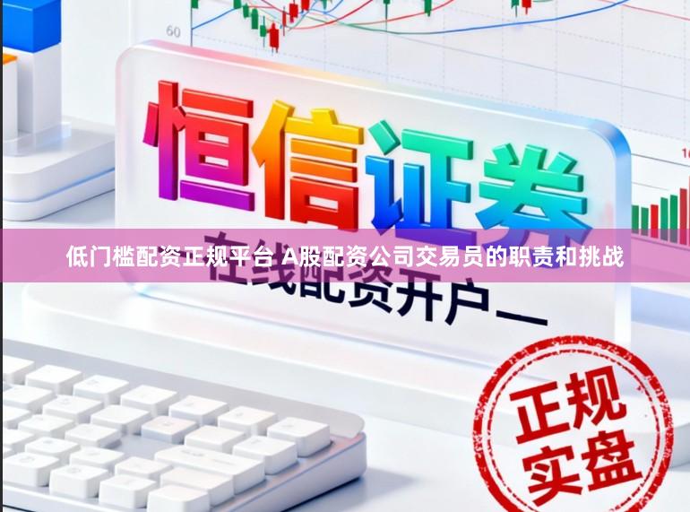 低门槛配资正规平台 A股配资公司交易员的职责和挑战